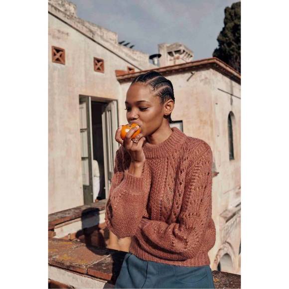 NEW LOUISE MISHA women's salma jumper in tobacco - Picture 3 of 3